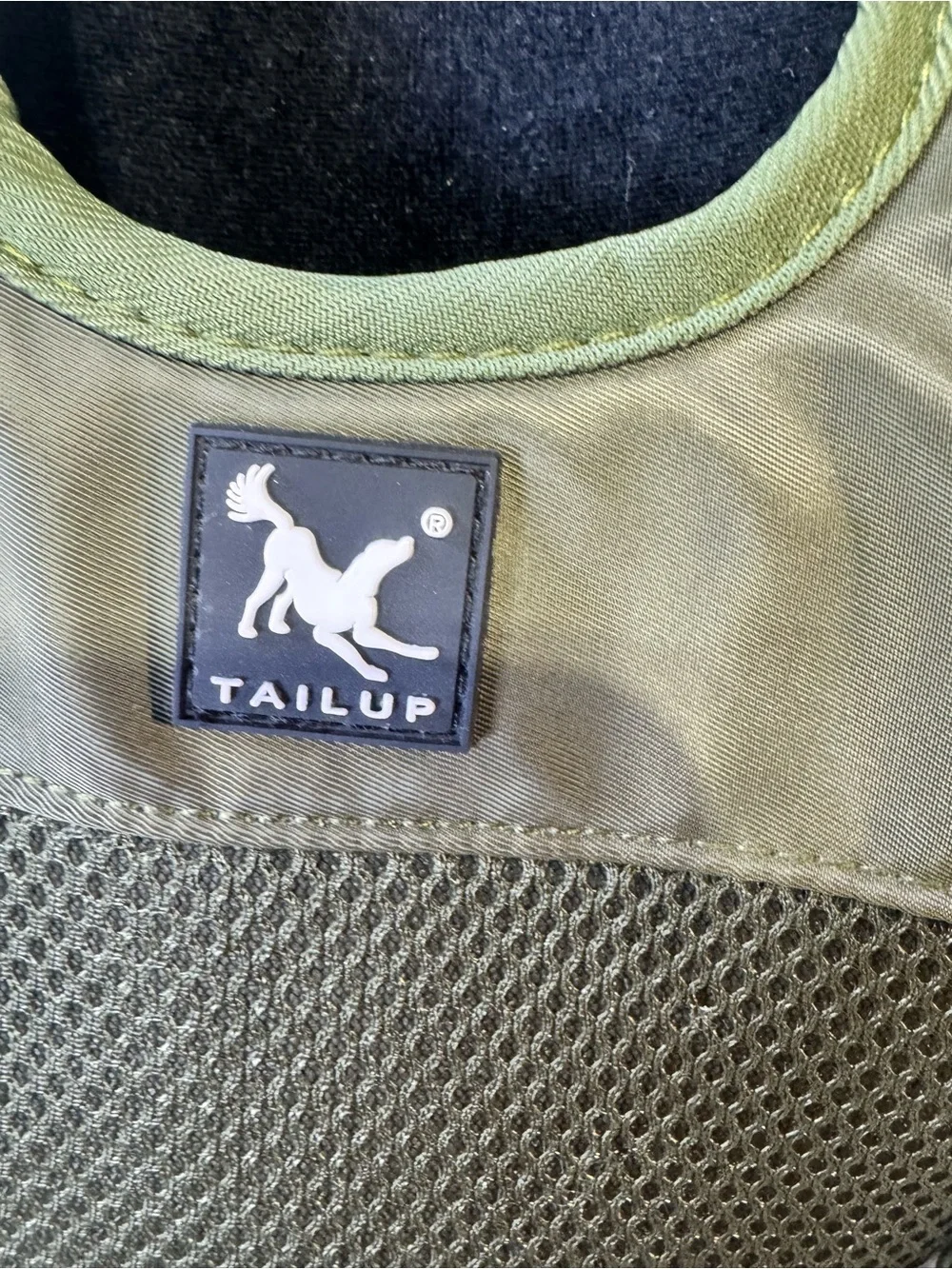 Tail Olive Green Pet Front Carrier - Comfortable Hands-Free Travel